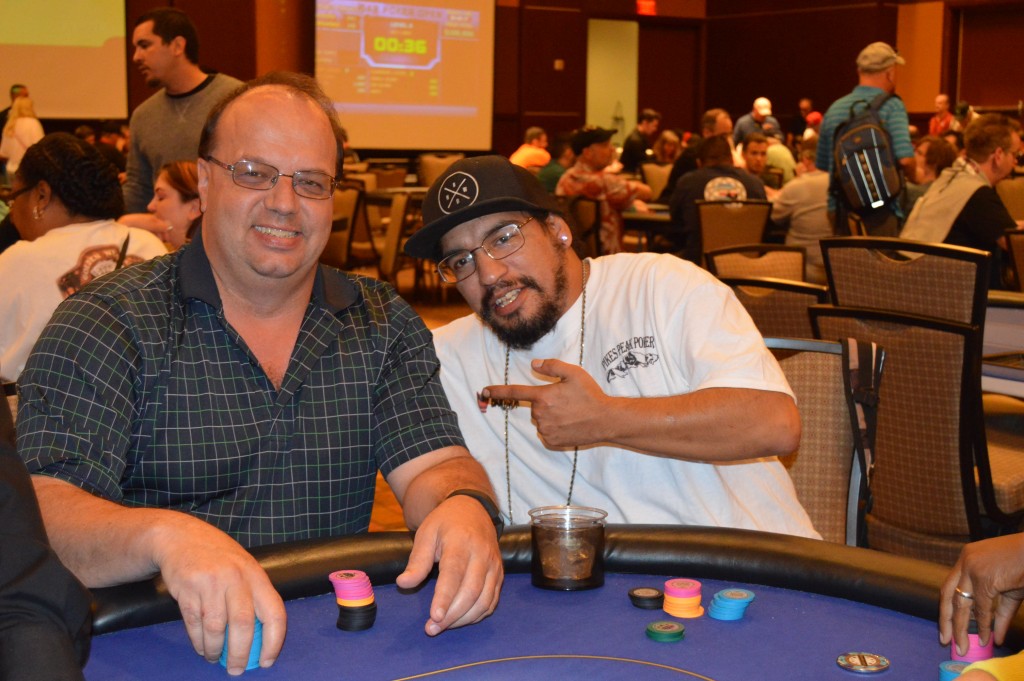 Paul Giroux (EPT, left) and Nate Coucha (Pikes Peak Poker, right)