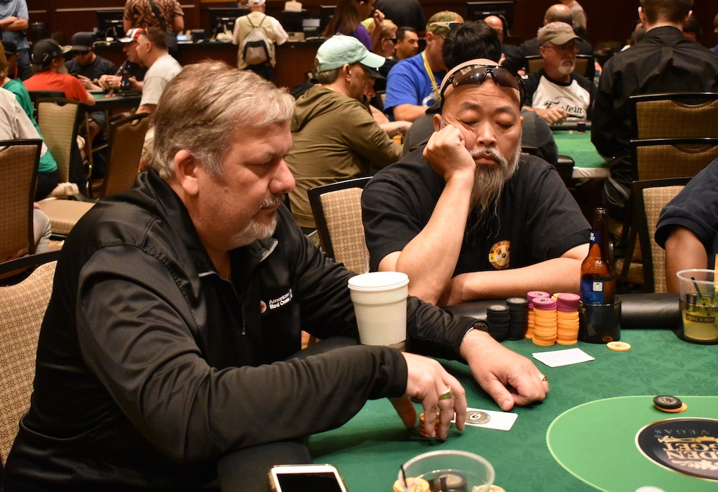 Ru Zhao, of Suit Up Poker, leads the pack