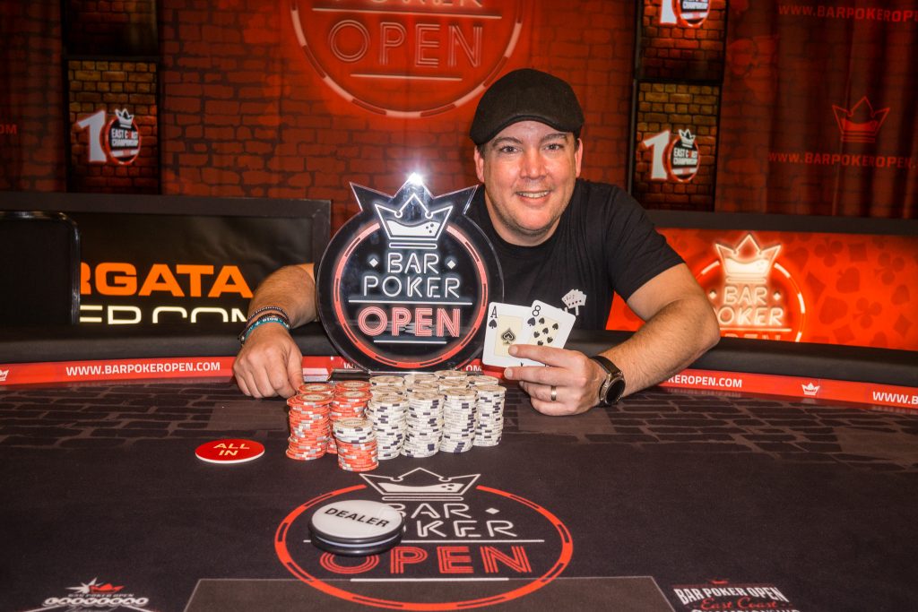 Rob Ryan 2019 Atlantic City Bar Poker Open Champion